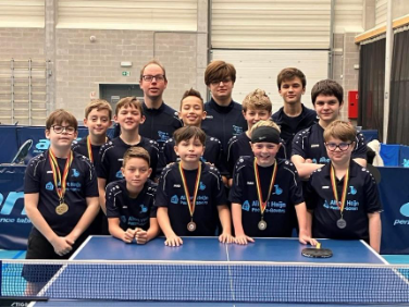 Afbeelding met persoon, kleding, tafeltennistafel, meubelsDoor AI gegenereerde inhoud is mogelijk onjuist.