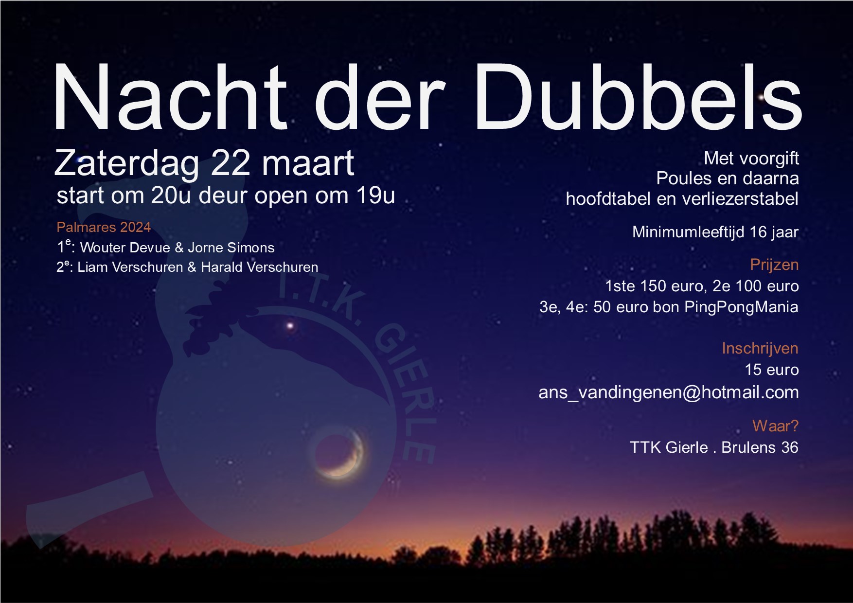 Nacht der dubbels